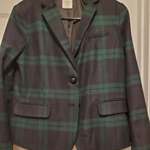 GAP Green and black blazer